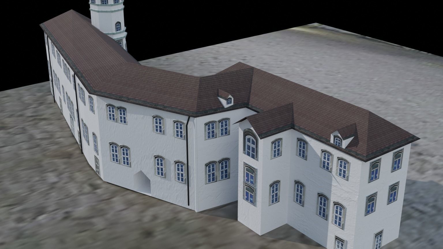 Castle building collection pack 3D model_24