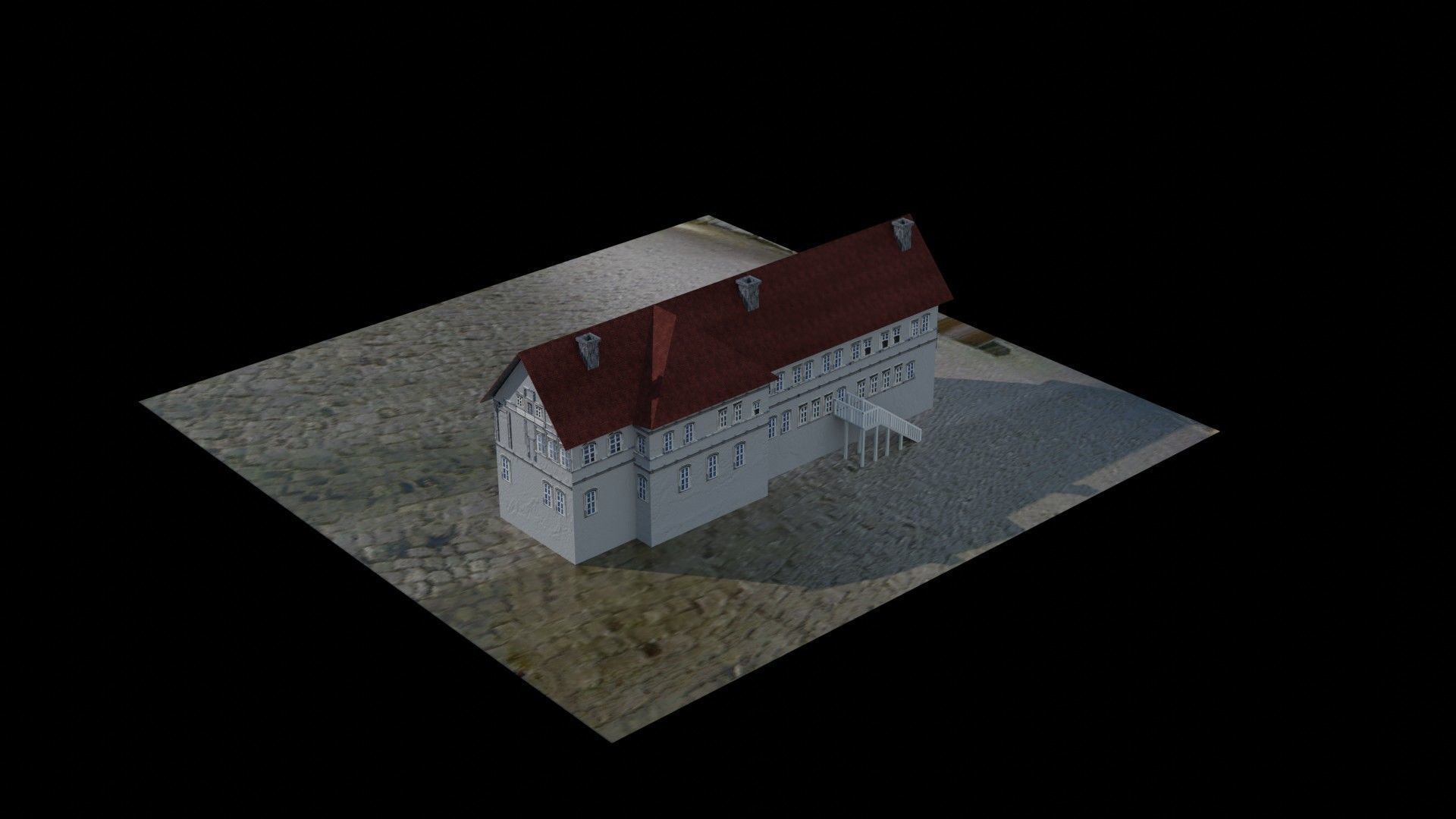 Castle building collection pack 3D model_12