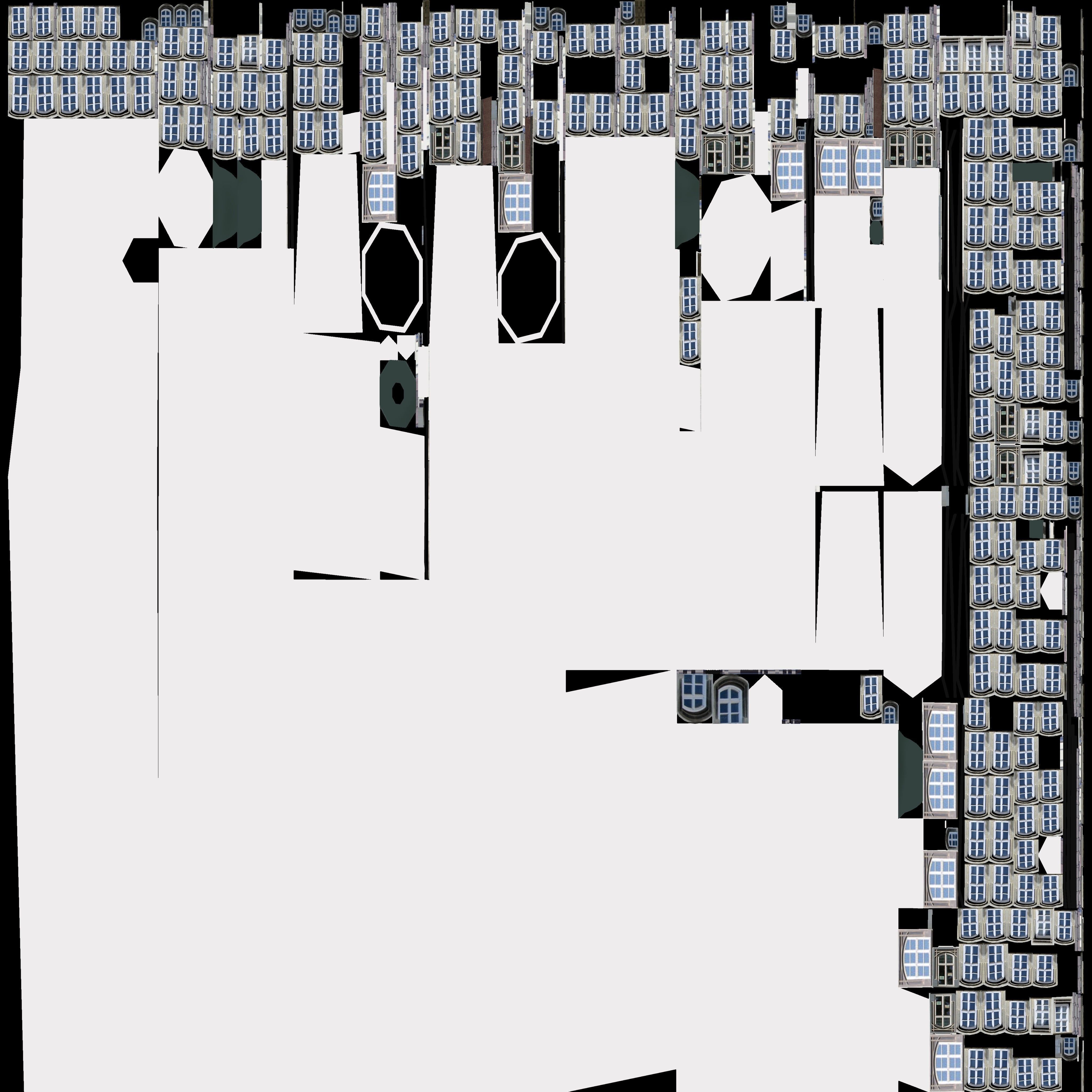 Castle building collection pack 3D model_32