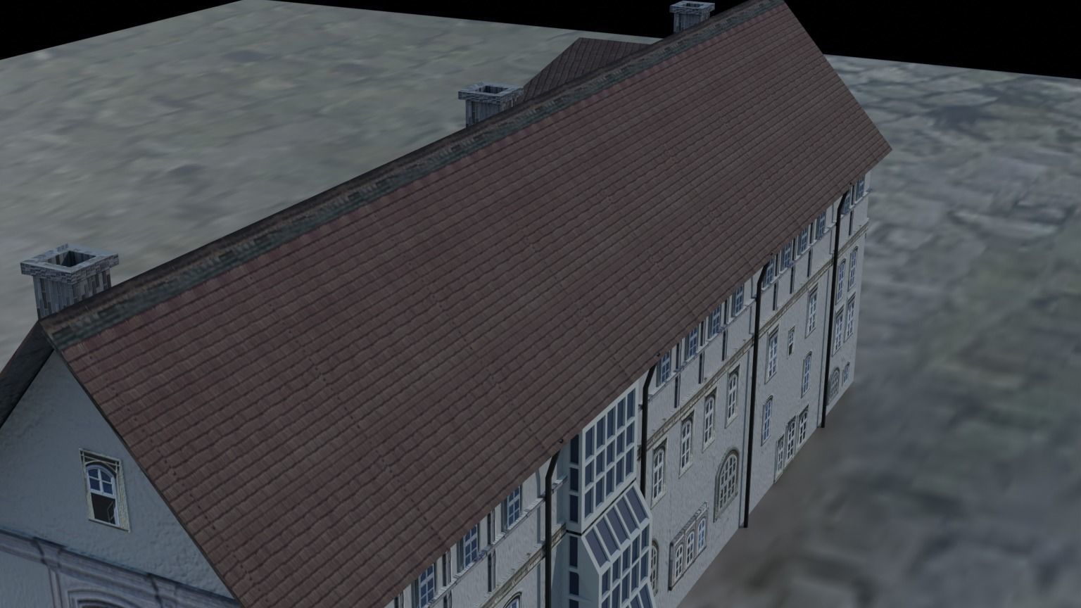 Castle building collection pack 3D model_15