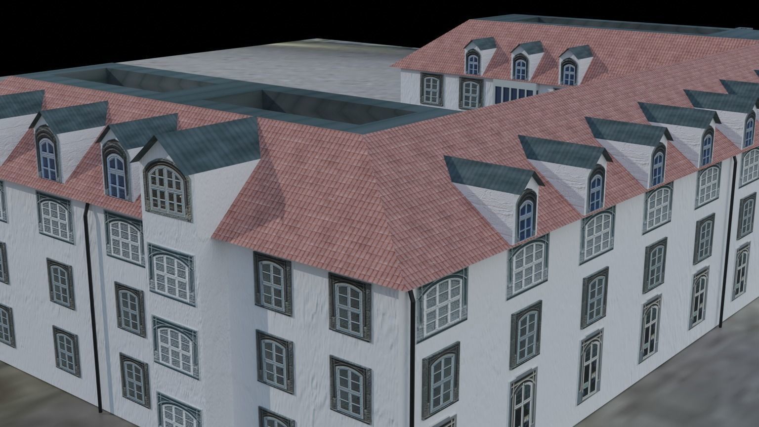 Castle building collection pack 3D model_20