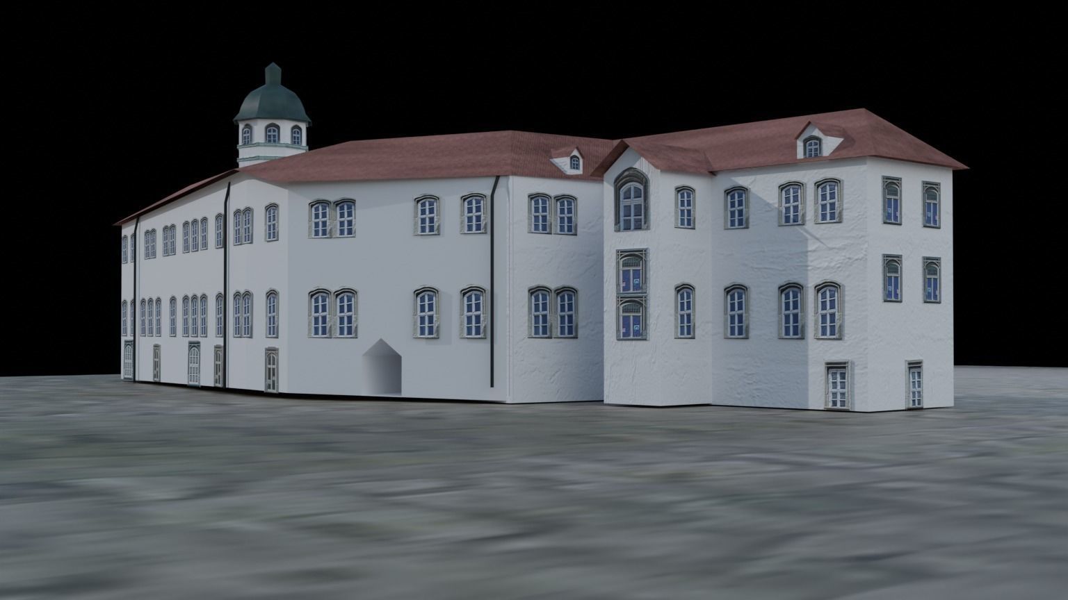 Castle building collection pack 3D model_23
