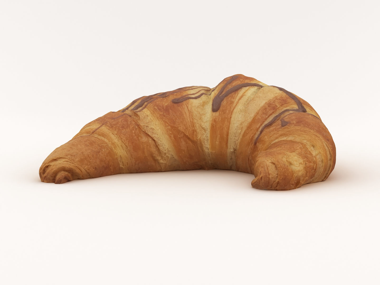 Croissant 002 3D model_6