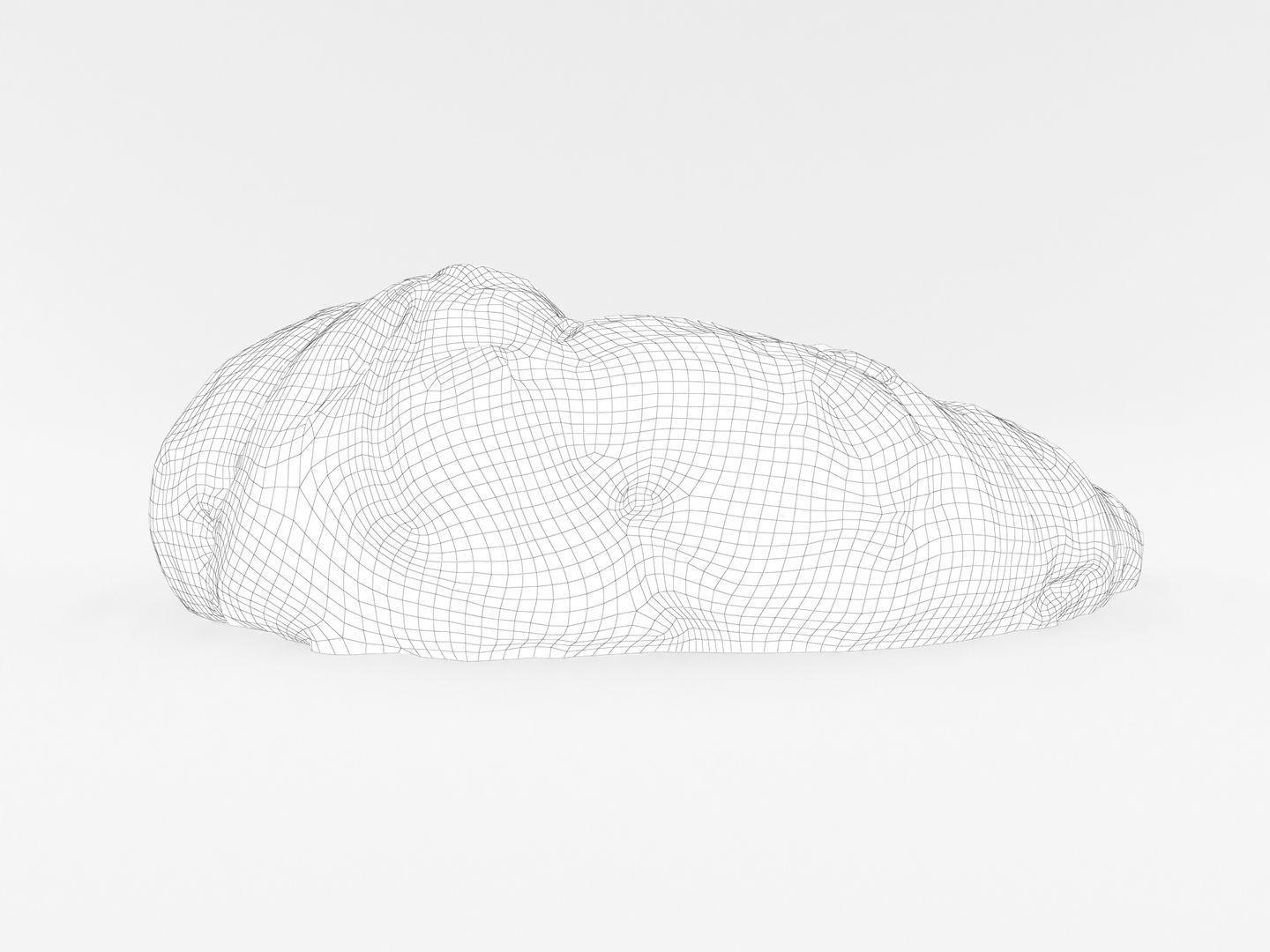 Croissant 002 3D model_16