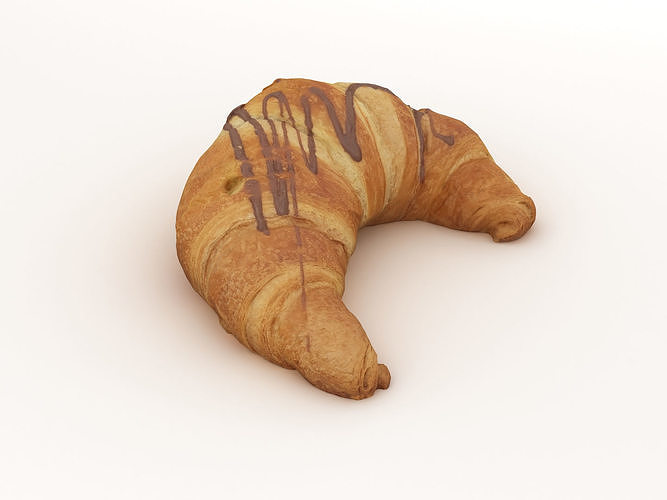 Croissant 002 3D model 3