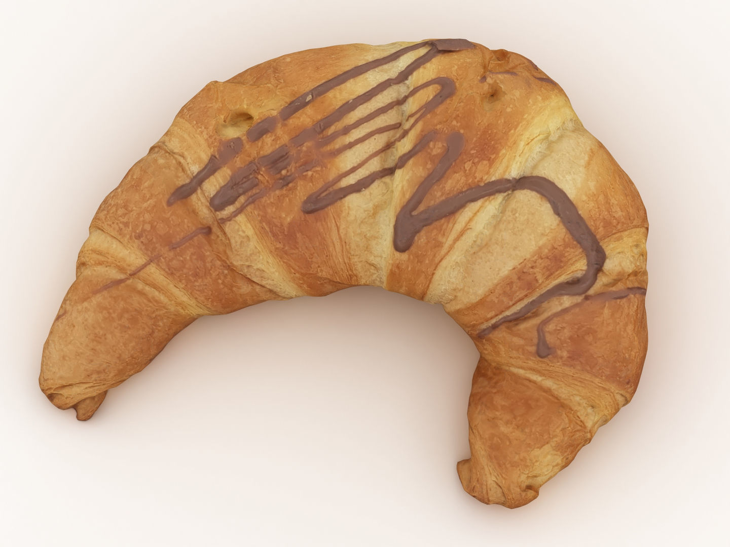 Croissant 002 3D model_8