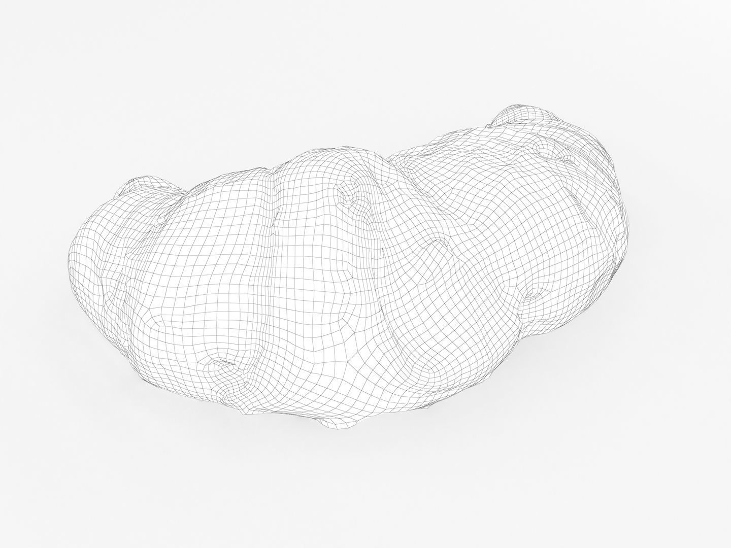 Croissant 002 3D model_13