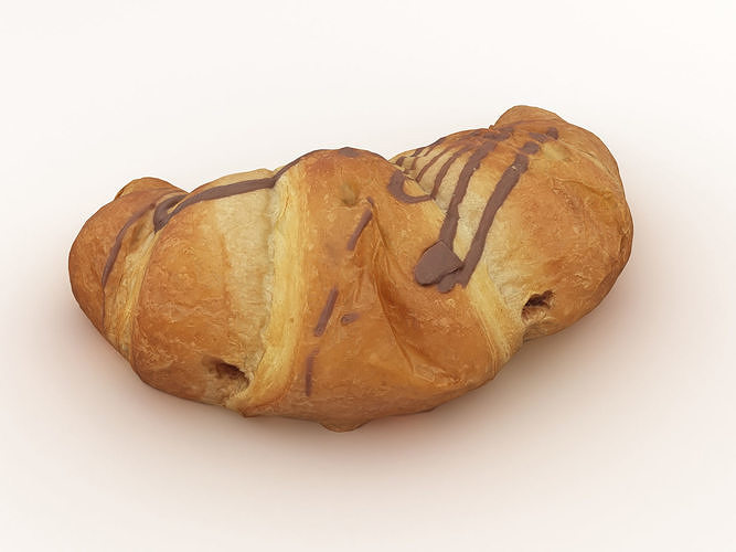 Croissant 002 3D model 5