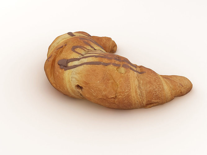 Croissant 002 3D model 4