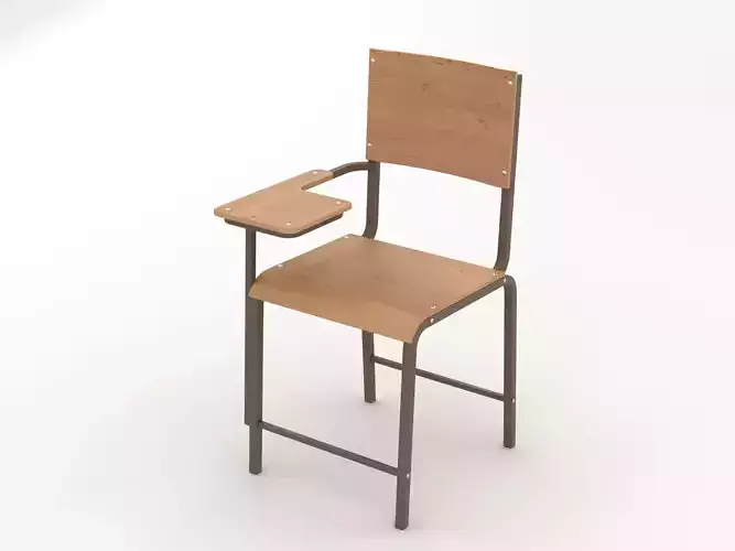 Classroom Chair 3D model