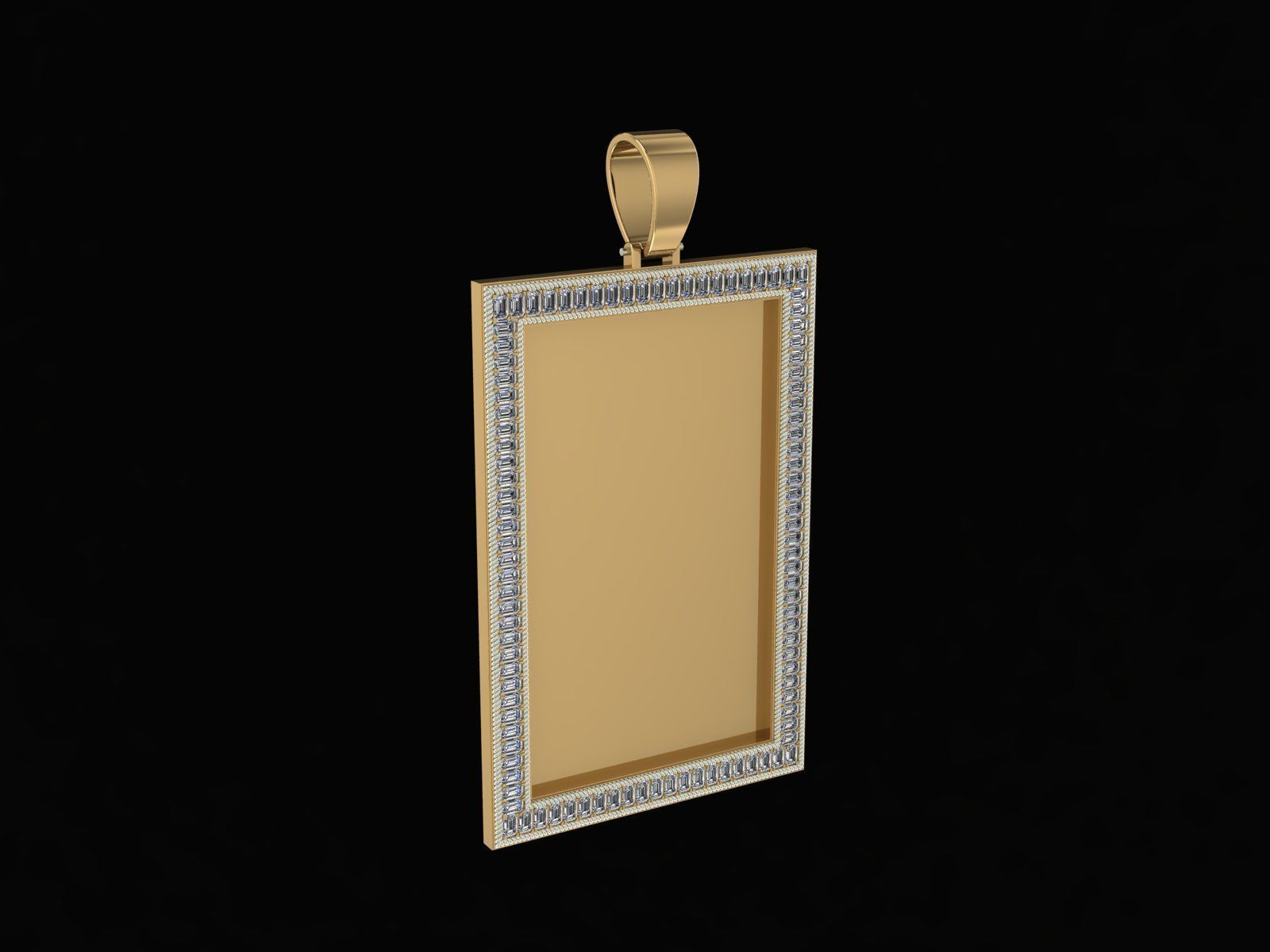 Pendant Frame 3D print model_13
