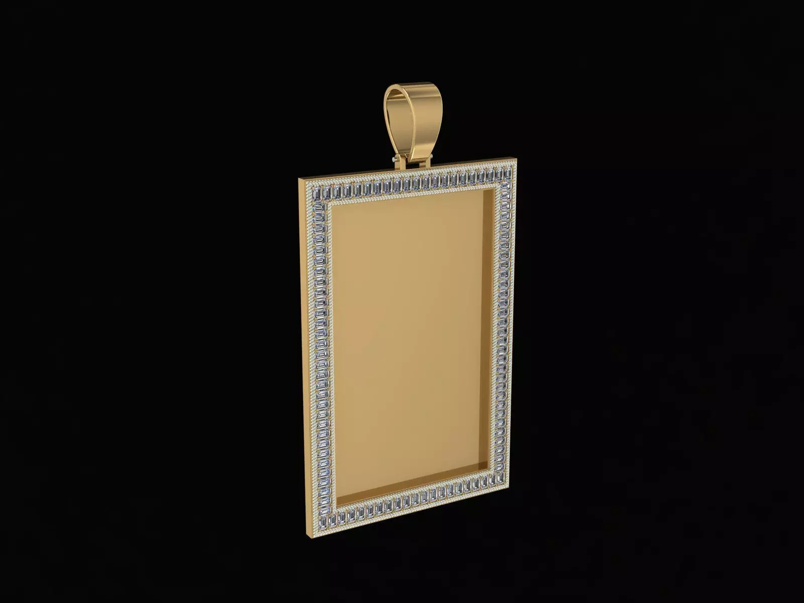Pendant Frame 3D print model_0