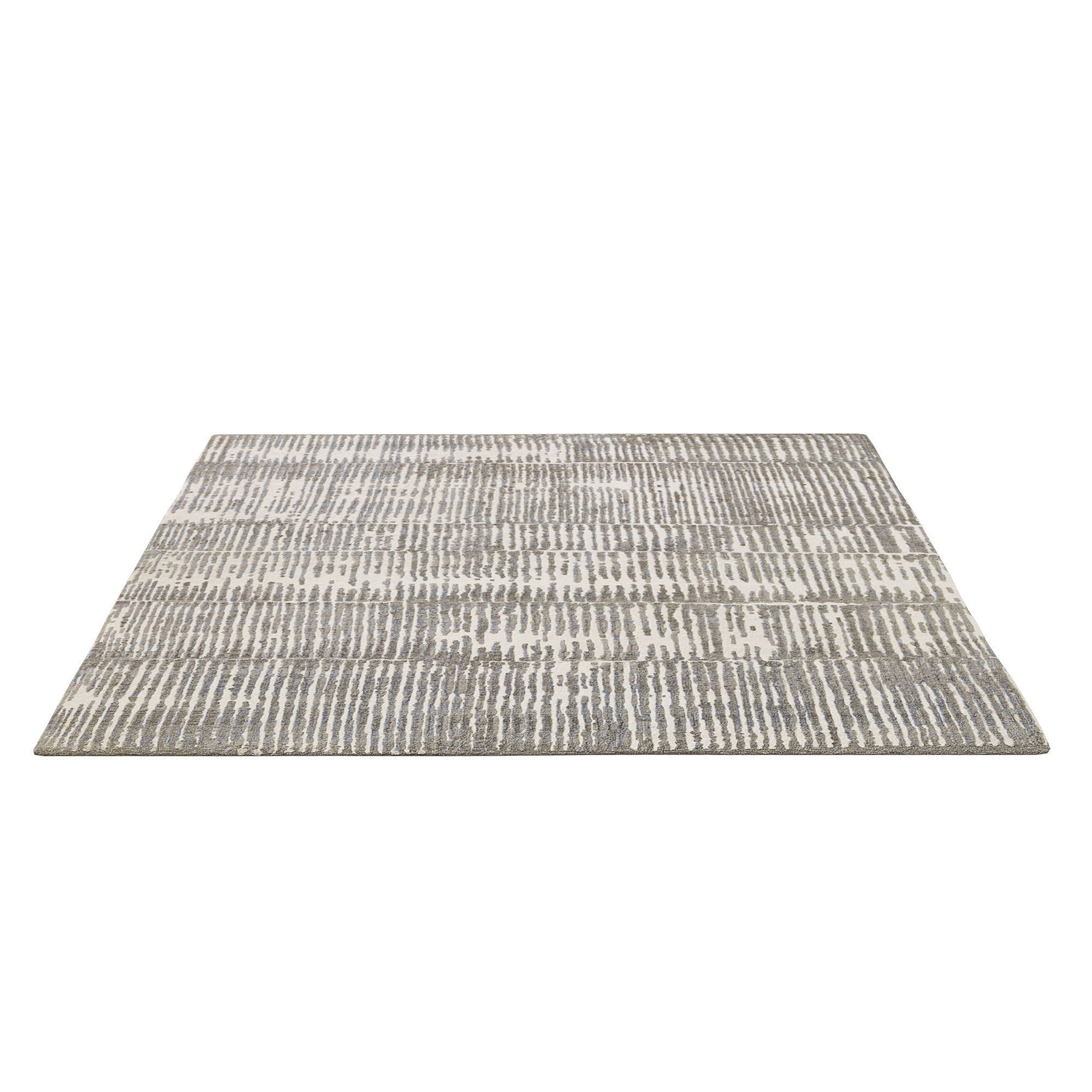 TAARA HAND-KNOTTED WOOL RUG 3D model_4