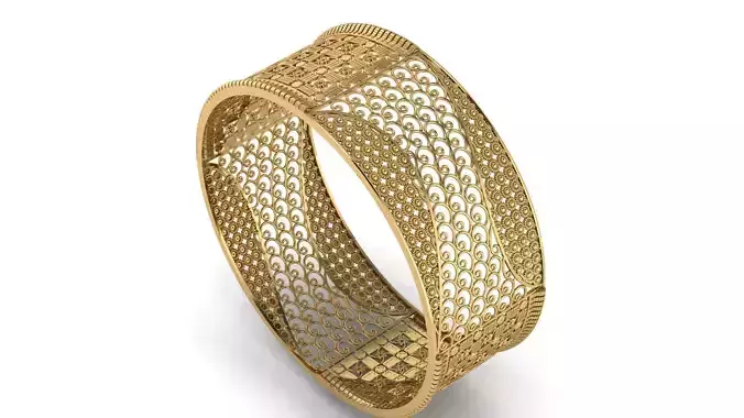 trukey style bangle 3D print model