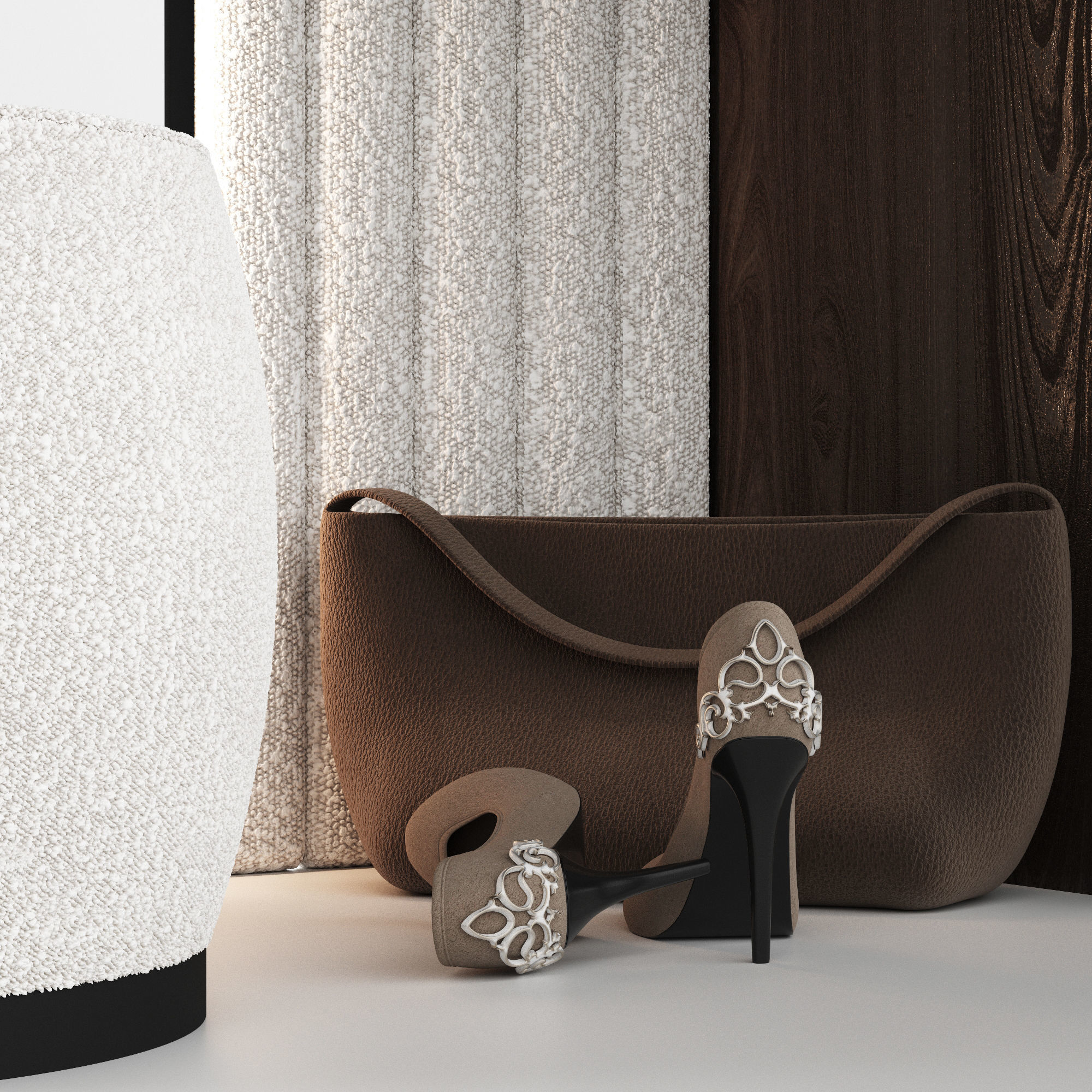 Composition in the hallway 3D model_5