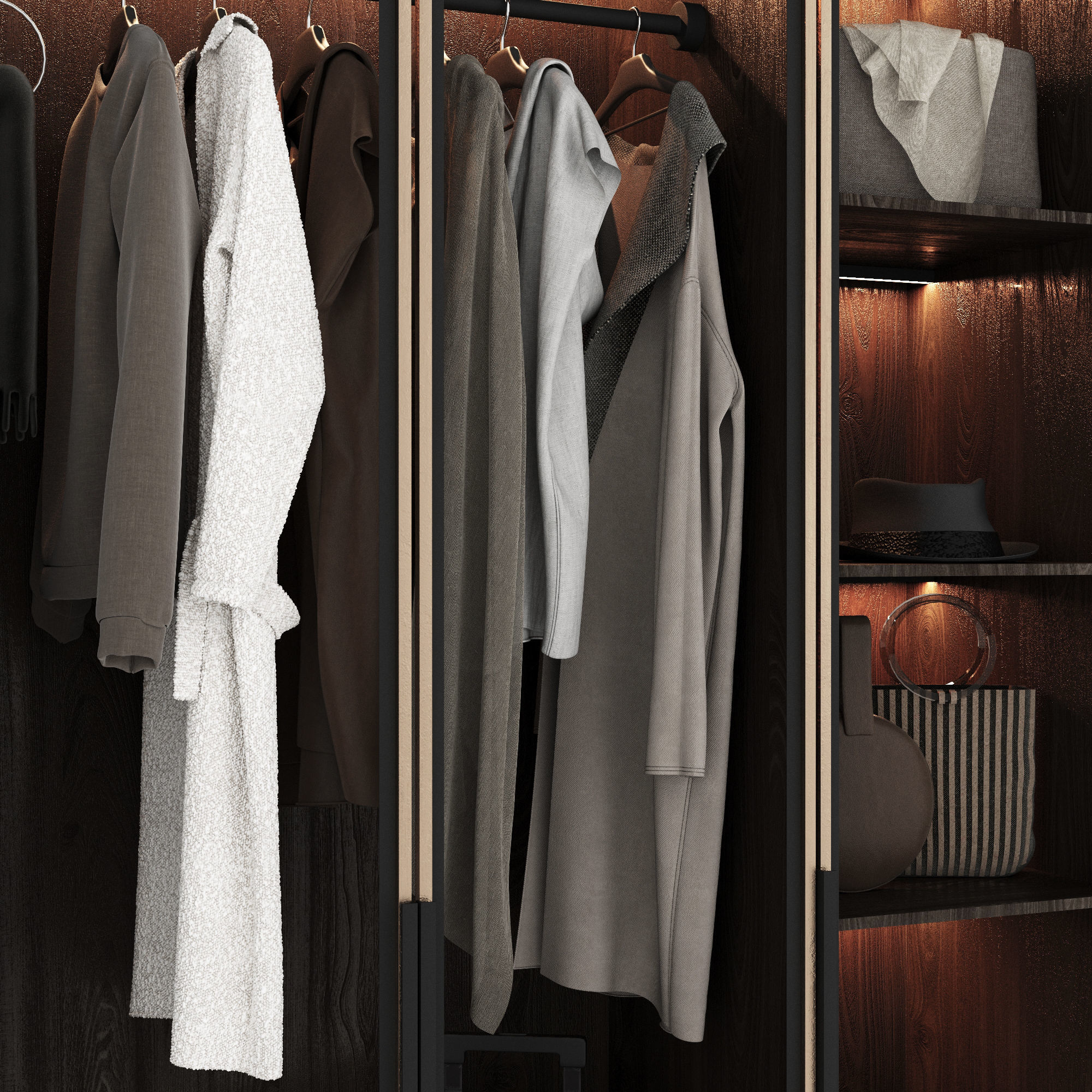 Composition in the hallway 3D model_6