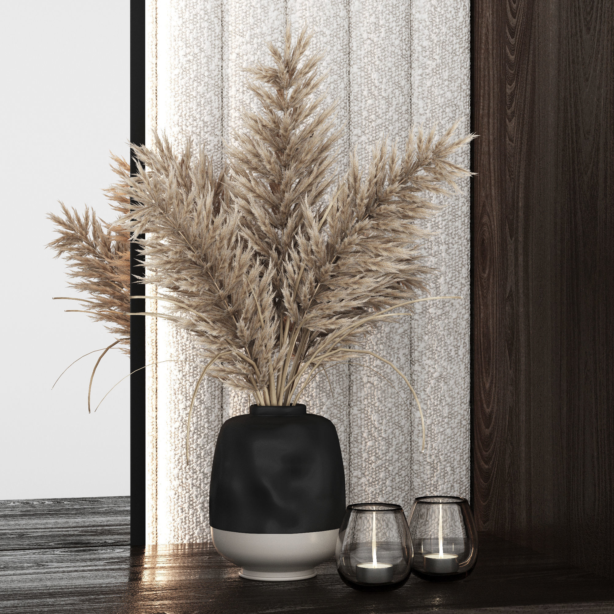 Composition in the hallway 3D model_4