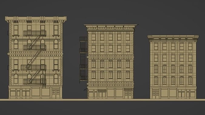 Apartments New York 3D model 6