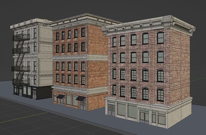 Apartments New York 3D model 4