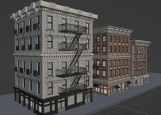 Apartments New York 3D model 5