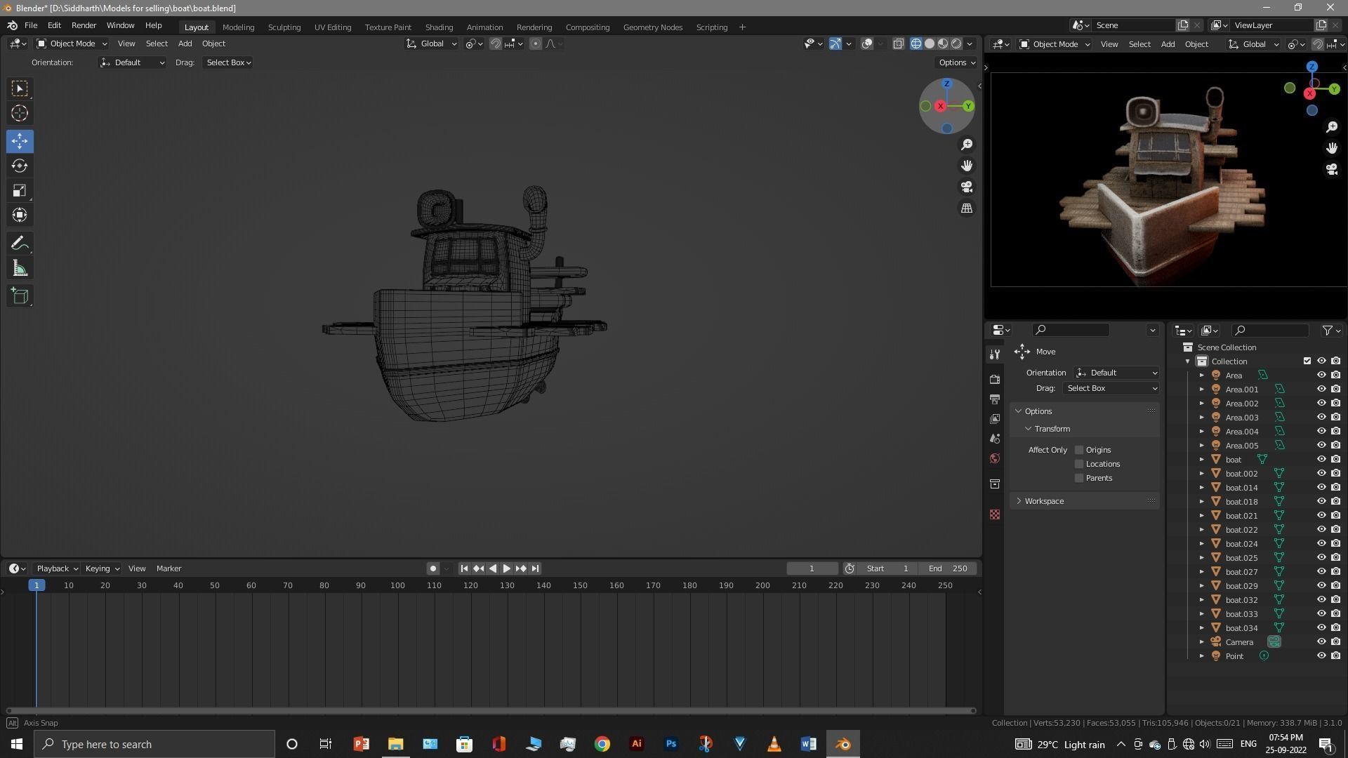 Old Boat 3D model_57