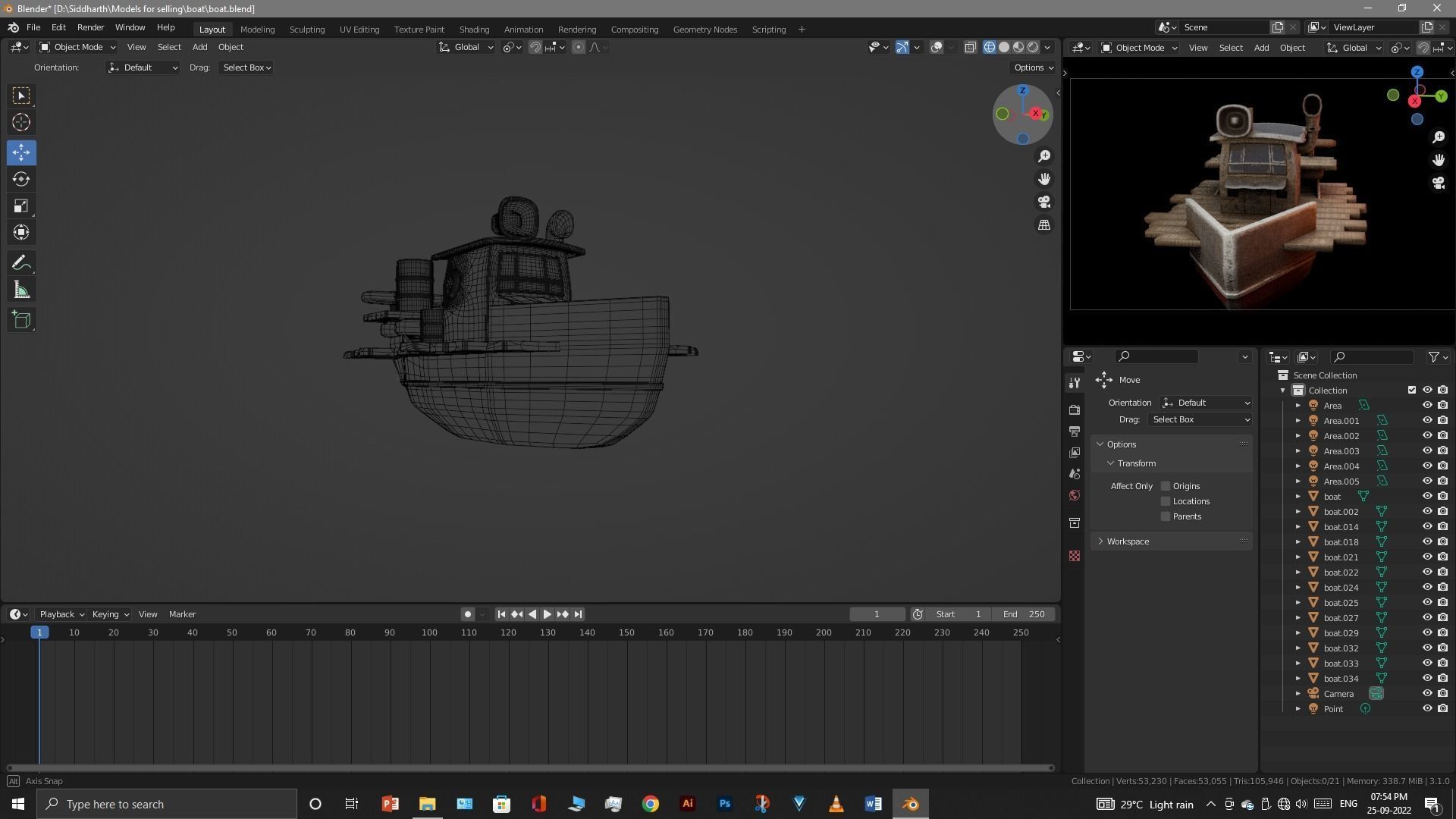 Old Boat 3D model_52