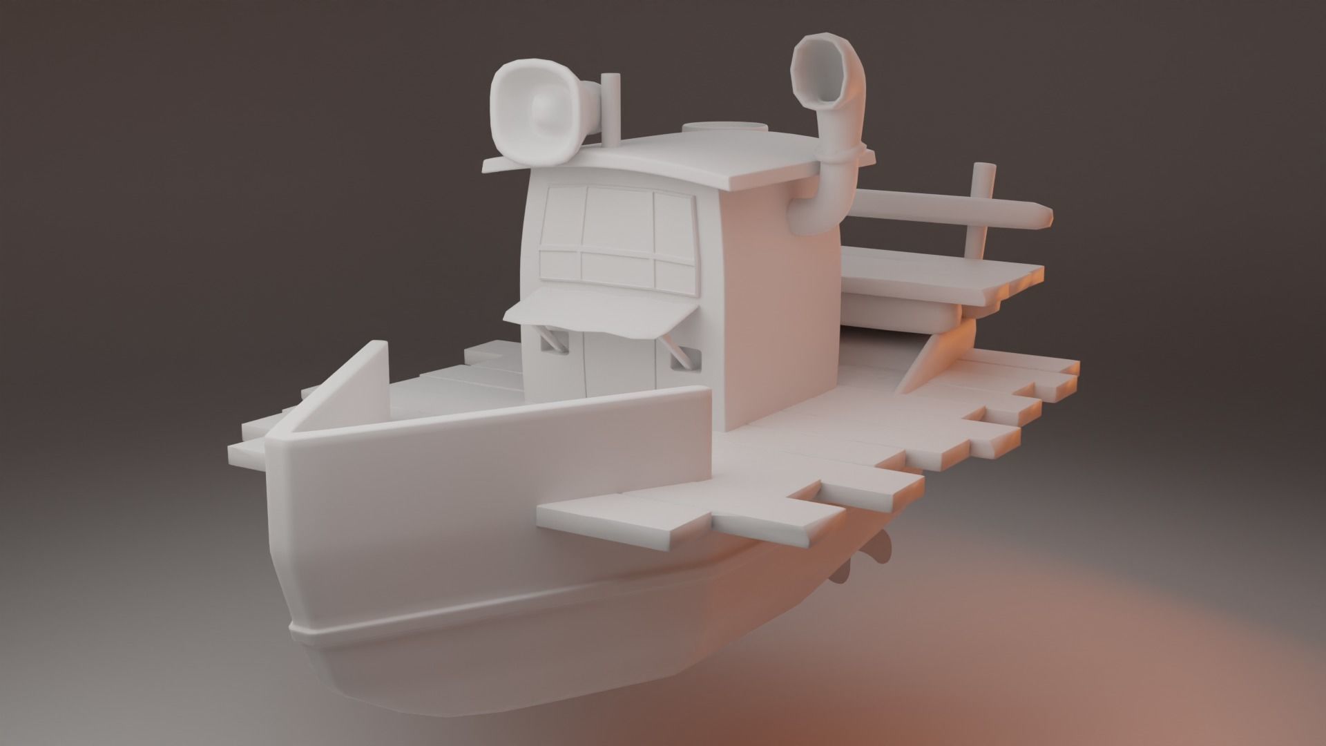 Old Boat 3D model_1