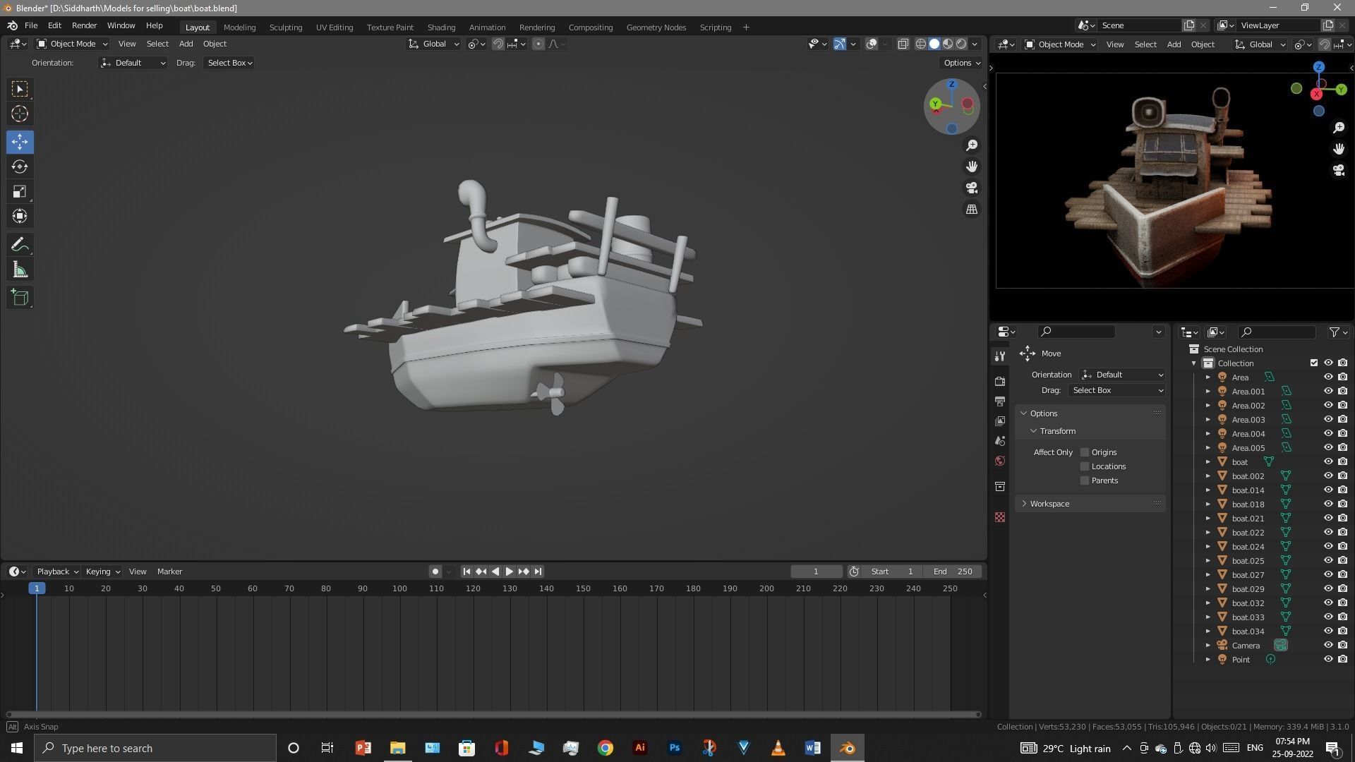 Old Boat 3D model_31