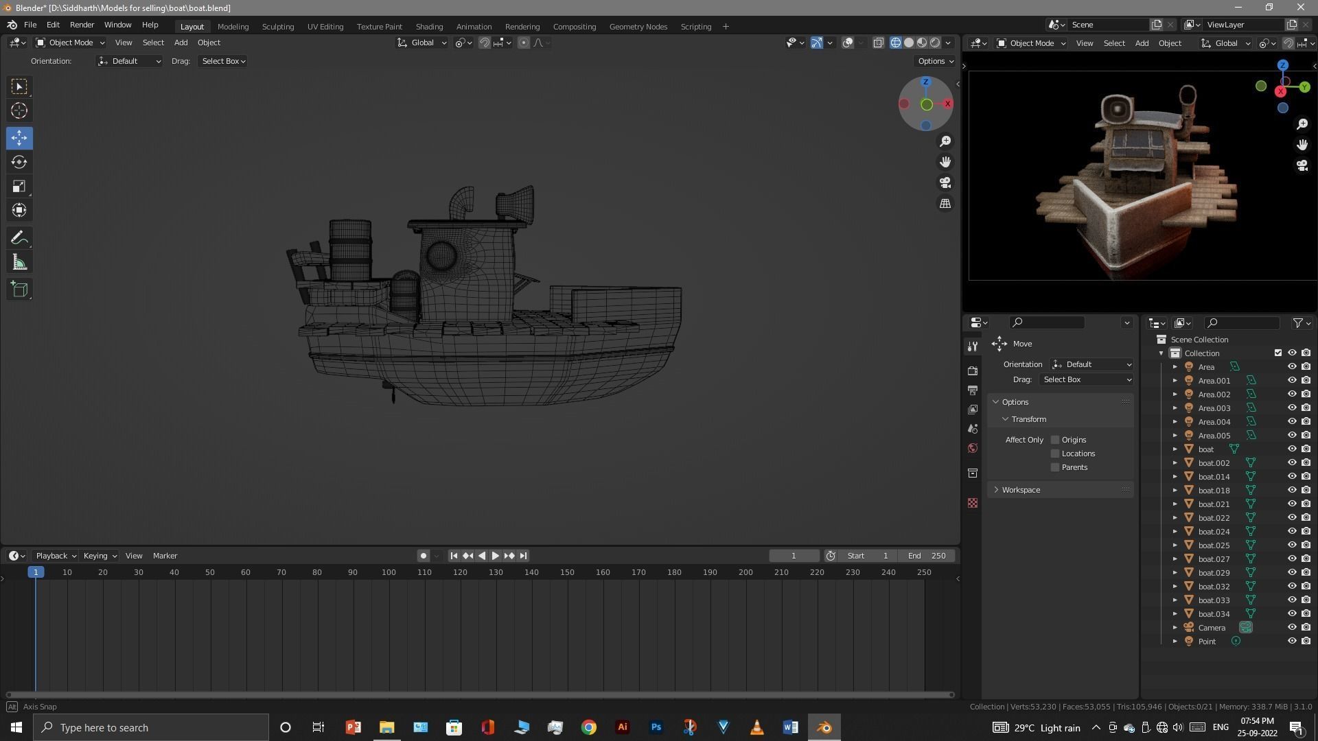 Old Boat 3D model_28