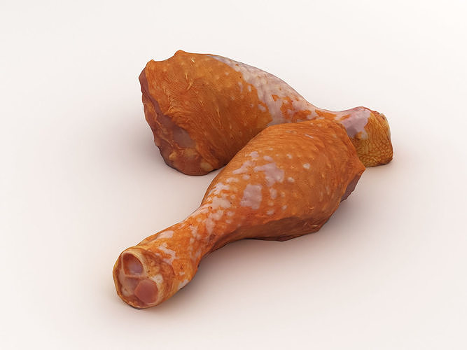 Chicken Drumsticks 3D model 5