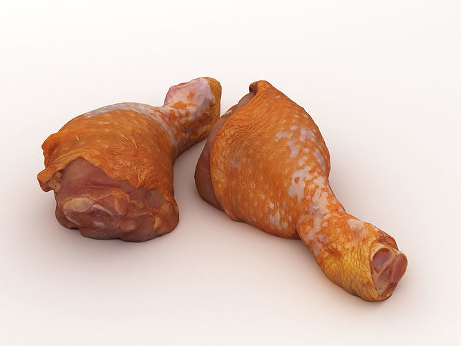 Chicken Drumsticks 3D model 6