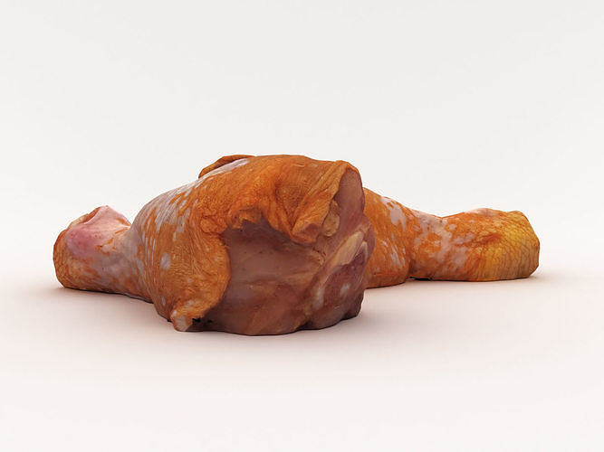 Chicken Drumsticks 3D model 7