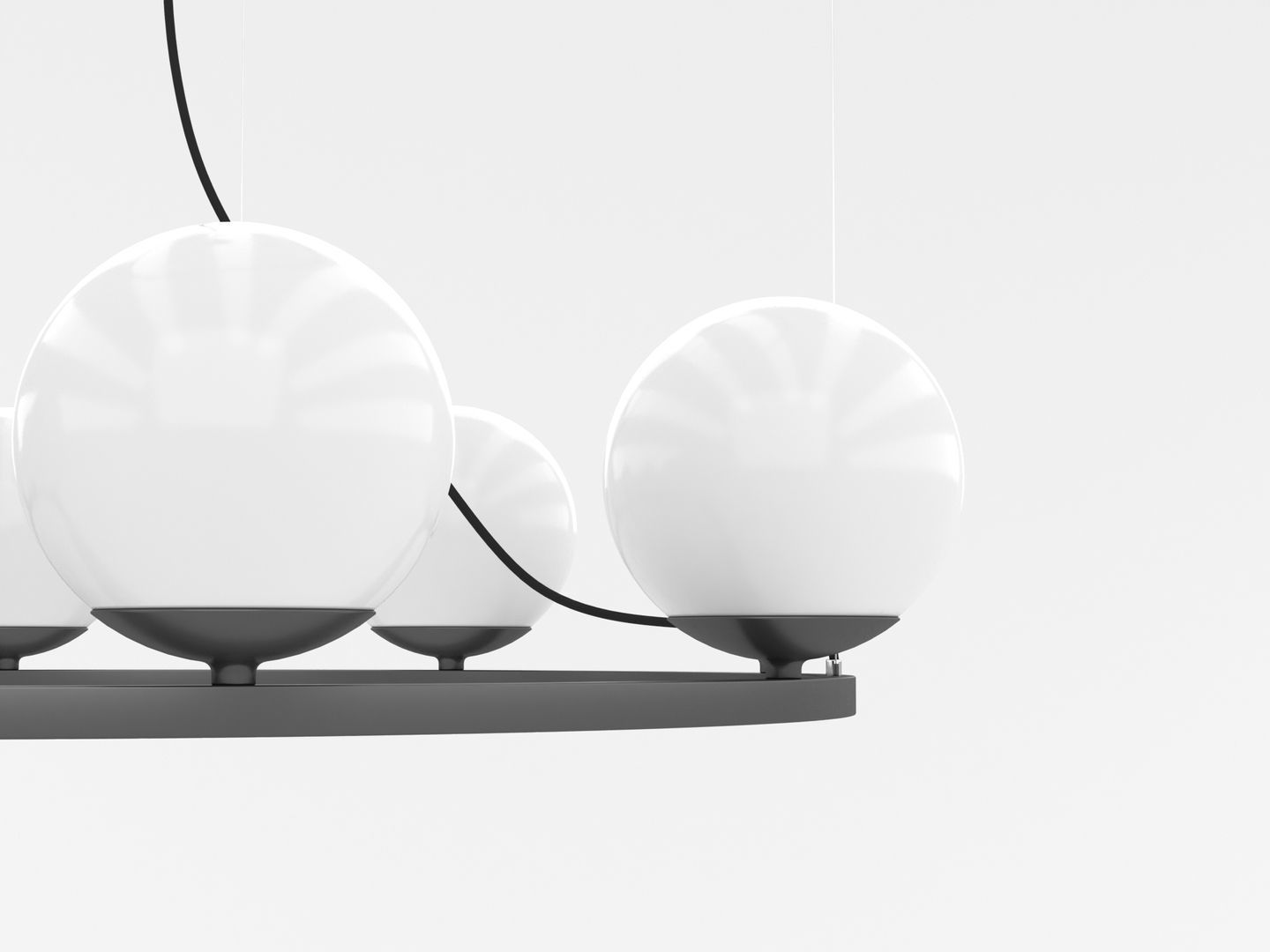 Circular Chandelier 003 3D model_5