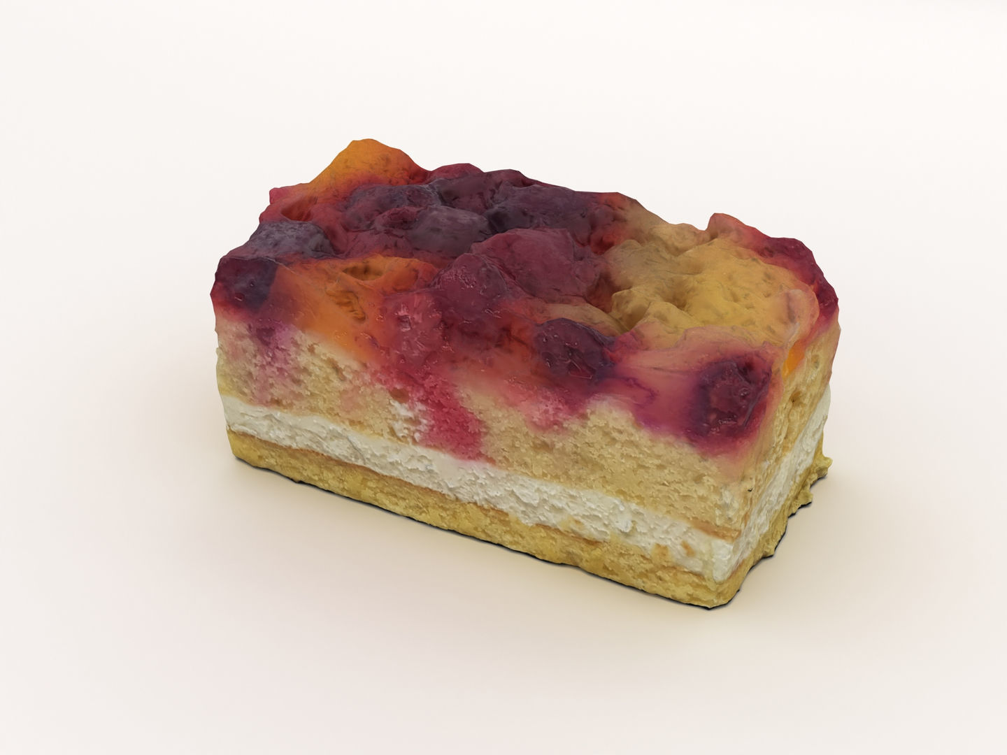 Fruit Cake 3D model_2