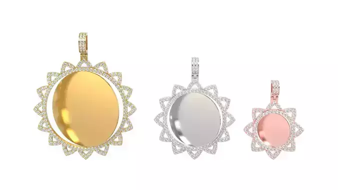 Picture pendant 1-2 inch N 86