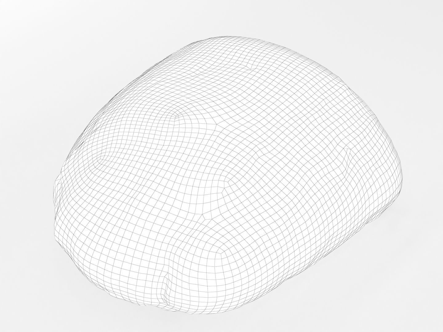 Sliced Bread Loaf 005 3D model_12