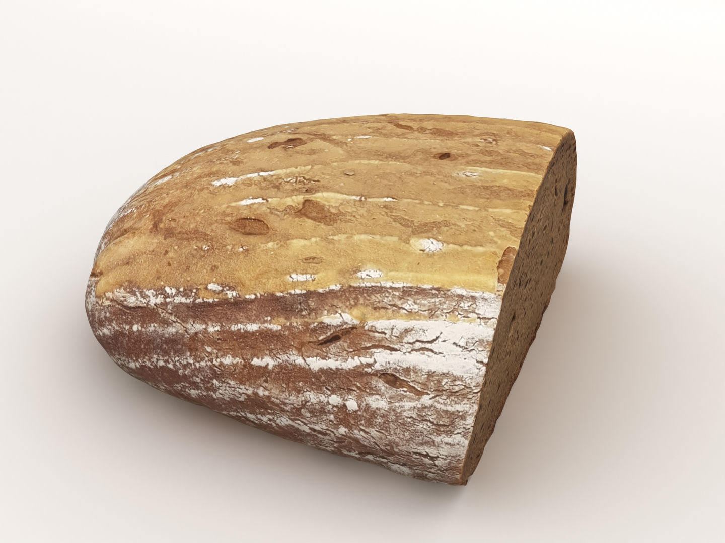 Sliced Bread Loaf 005 3D model_2