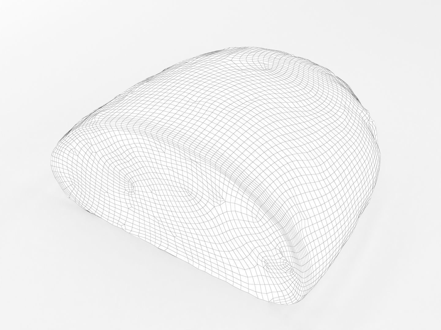 Sliced Bread Loaf 005 3D model_9
