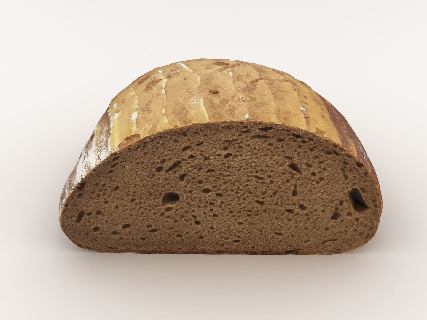 Sliced Bread Loaf 005 3D model_1