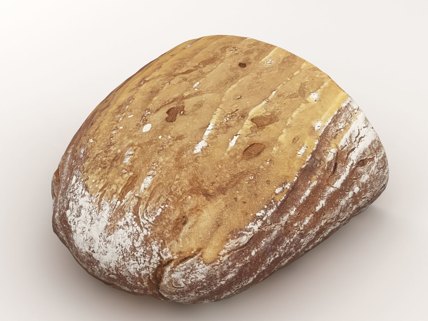 Sliced Bread Loaf 005 3D model_3