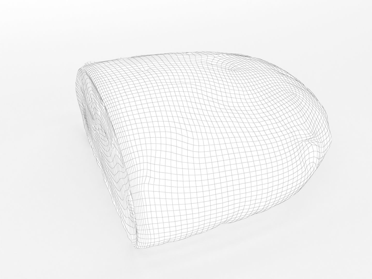 Sliced Bread Loaf 005 3D model_14