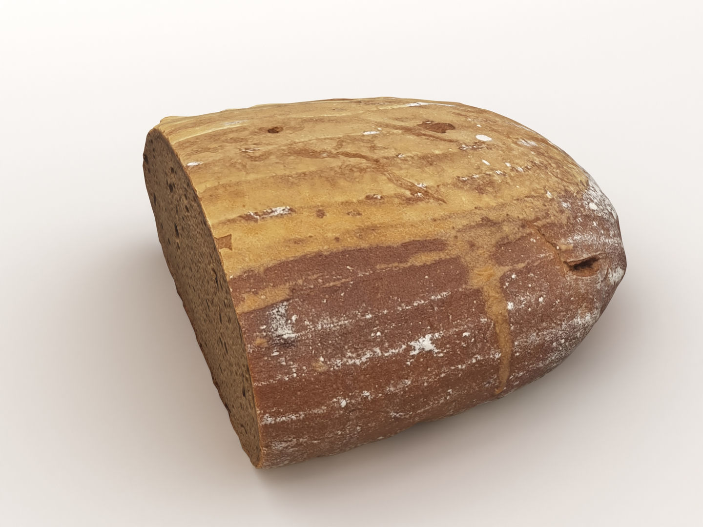 Sliced Bread Loaf 005 3D model_5