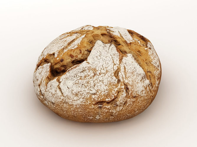 Bread Loaf 004 3D model 6