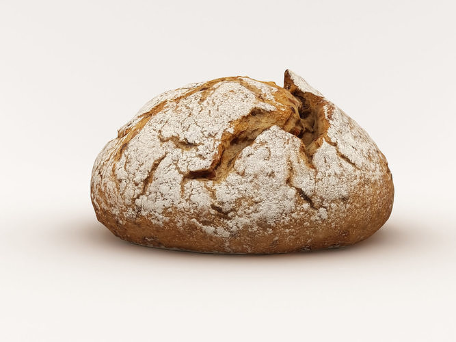 Bread Loaf 004 3D model 7