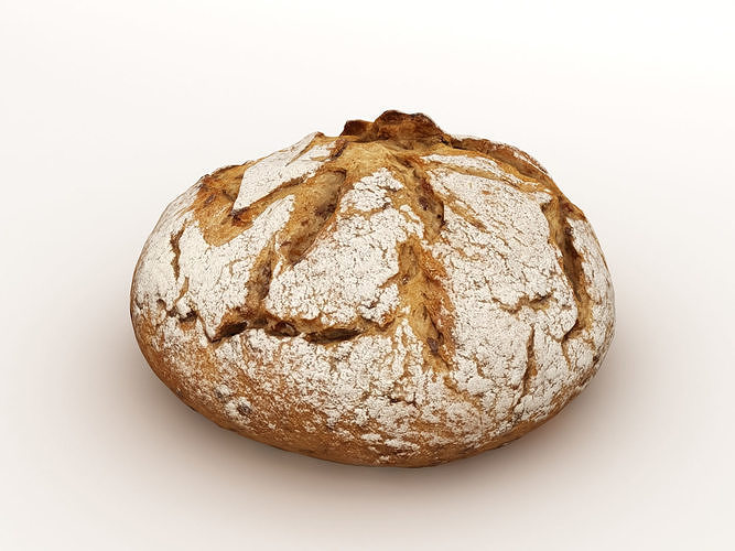 Bread Loaf 004 3D model 3