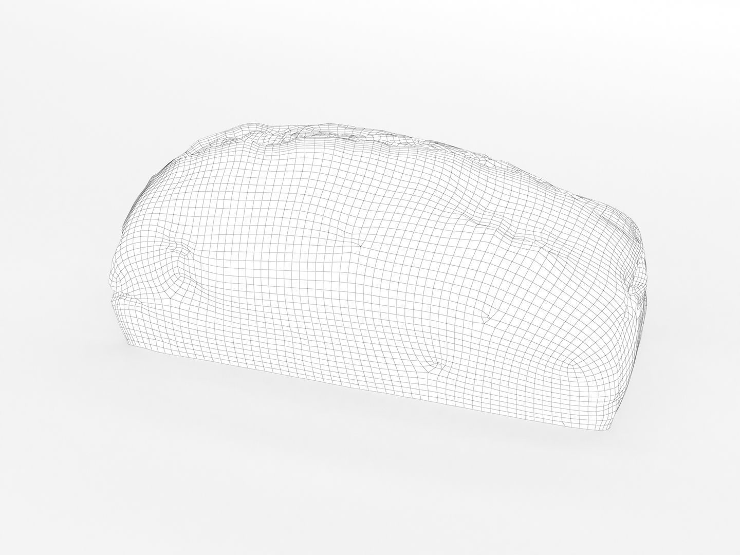 Bread Loaf 002 3D model_11