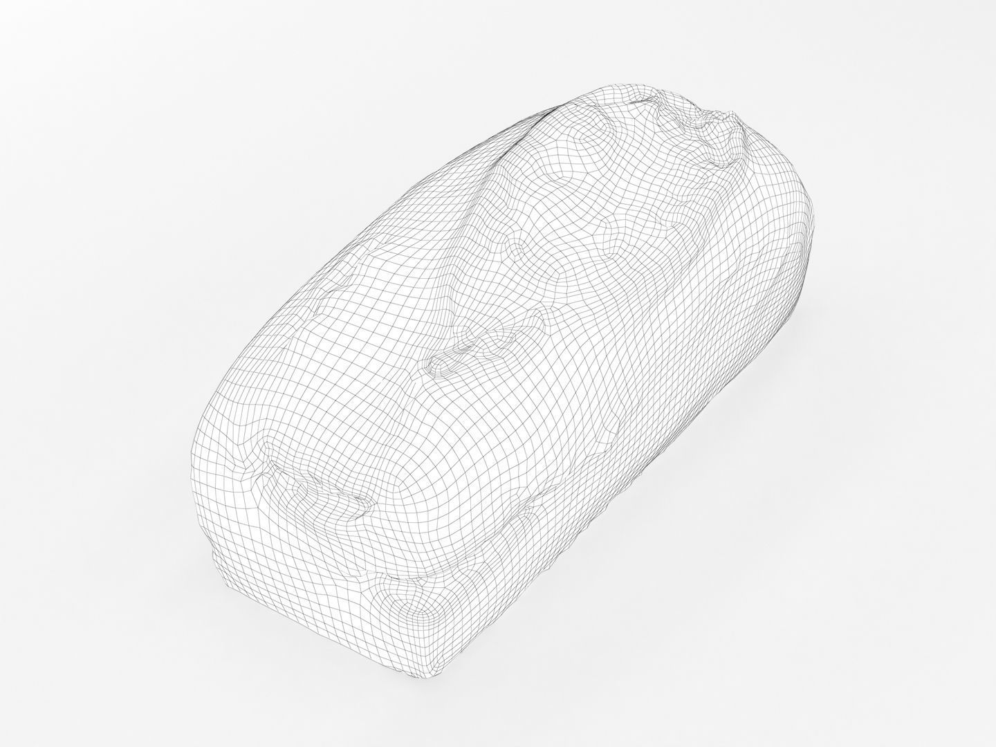 Bread Loaf 002 3D model_9