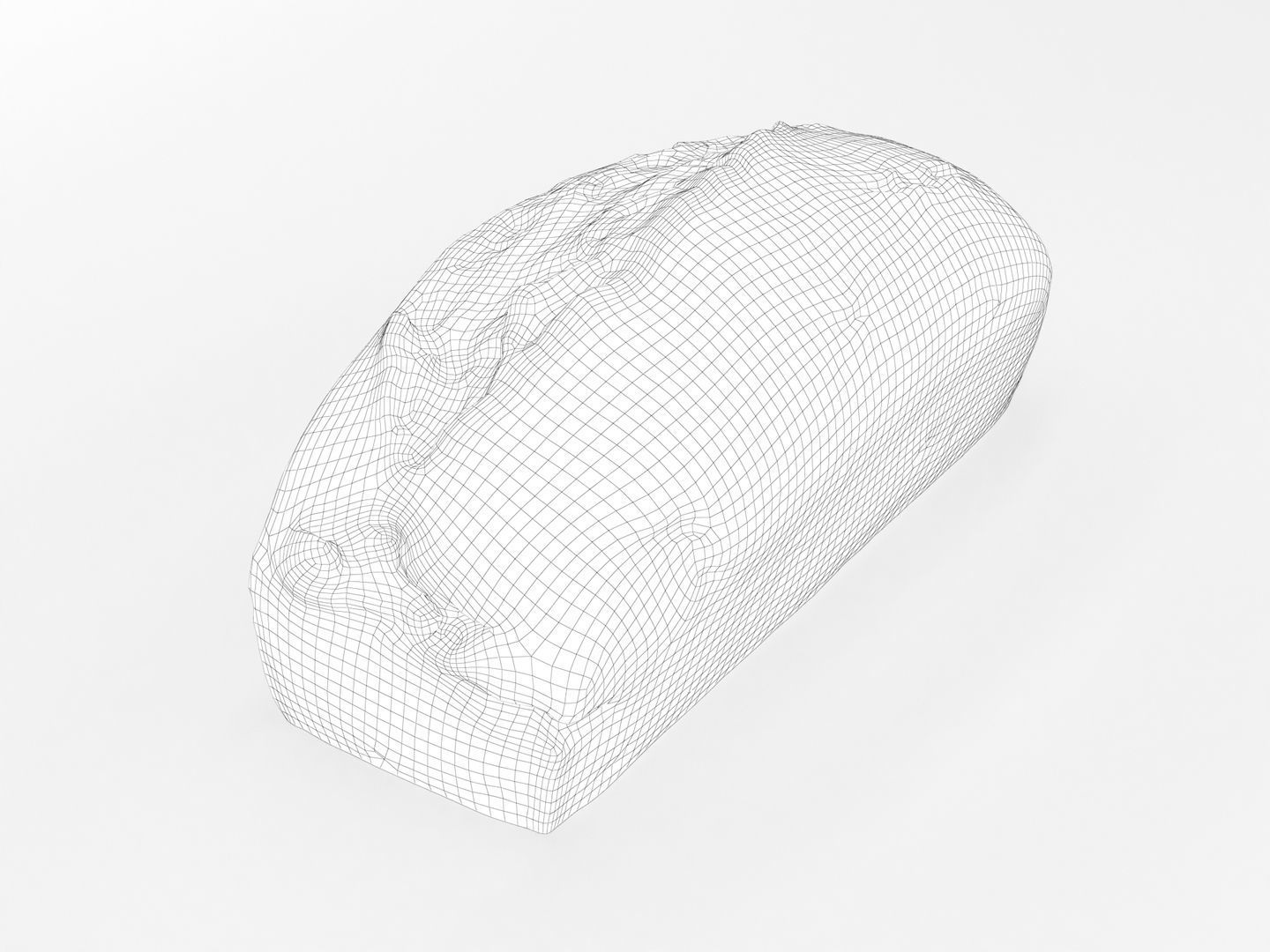 Bread Loaf 002 3D model_12