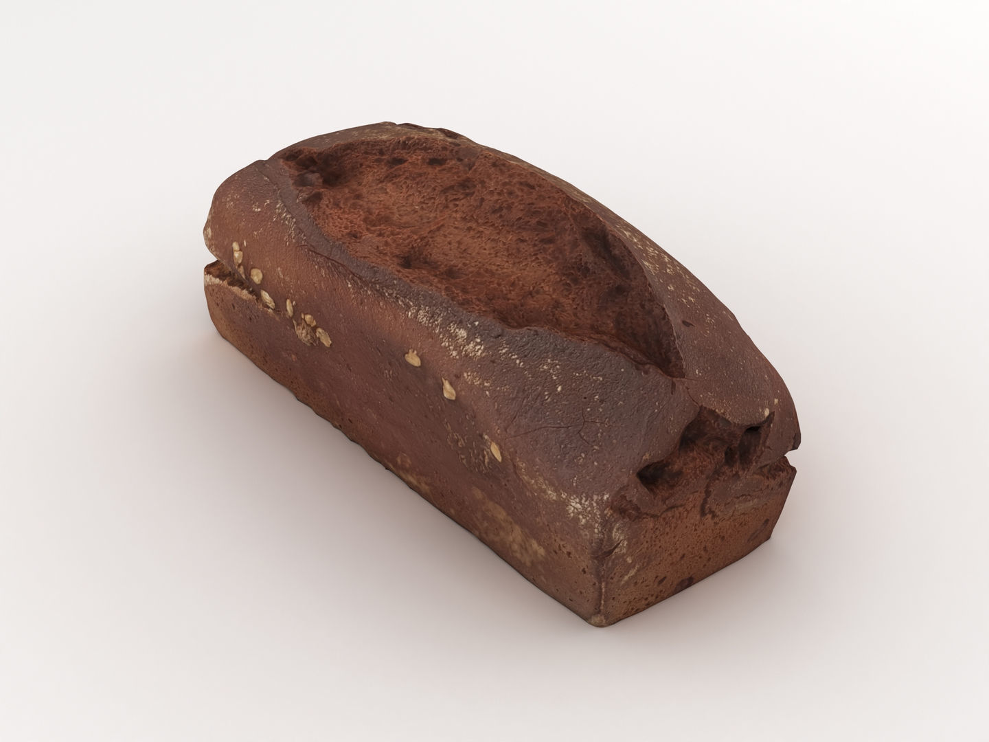 Bread Loaf 002 3D model_4