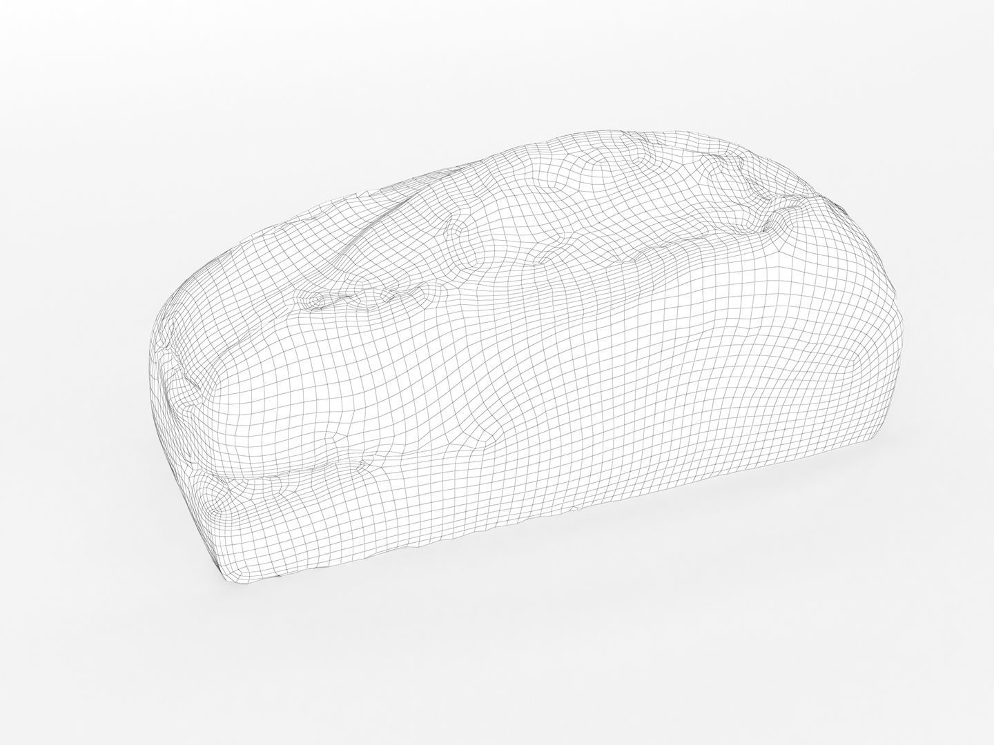 Bread Loaf 002 3D model_14
